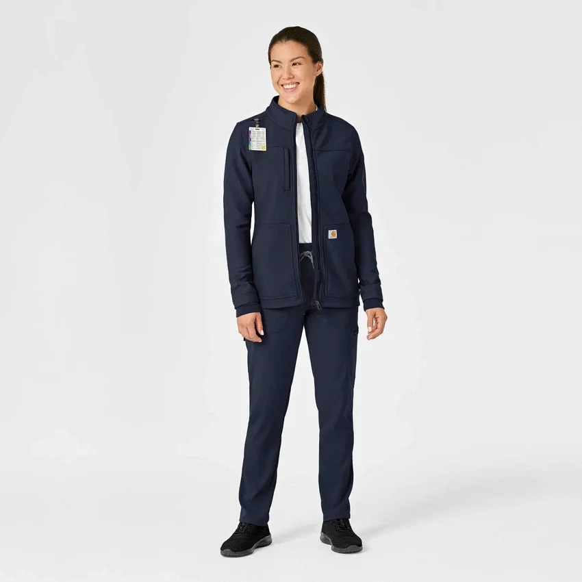 Chaqueta quirúrgica de forro polar laminado Rugged Flex® Peak para mujer