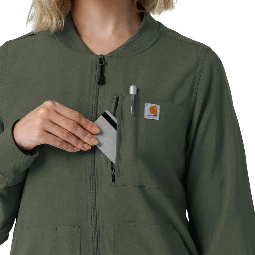 Chaqueta quirúrgica ligera Force Cross-Flex para mujer