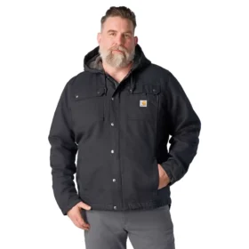 Chaqueta utilitaria de lona lavada para hombre con forro de sherpa Bartlett