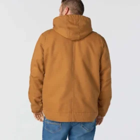 Chaqueta utilitaria de lona lavada para hombre con forro de sherpa Bartlett