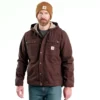 Chaqueta utilitaria de lona lavada para hombre con forro de sherpa Bartlett