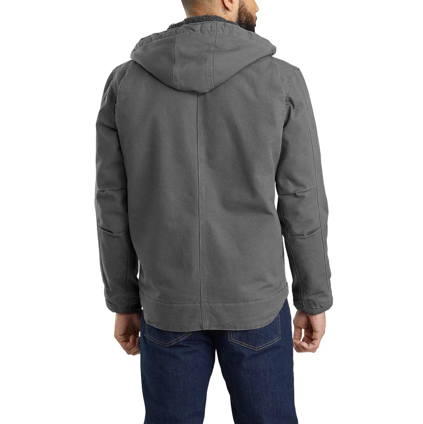 Chaqueta utilitaria de lona lavada para hombre con forro de sherpa Bartlett