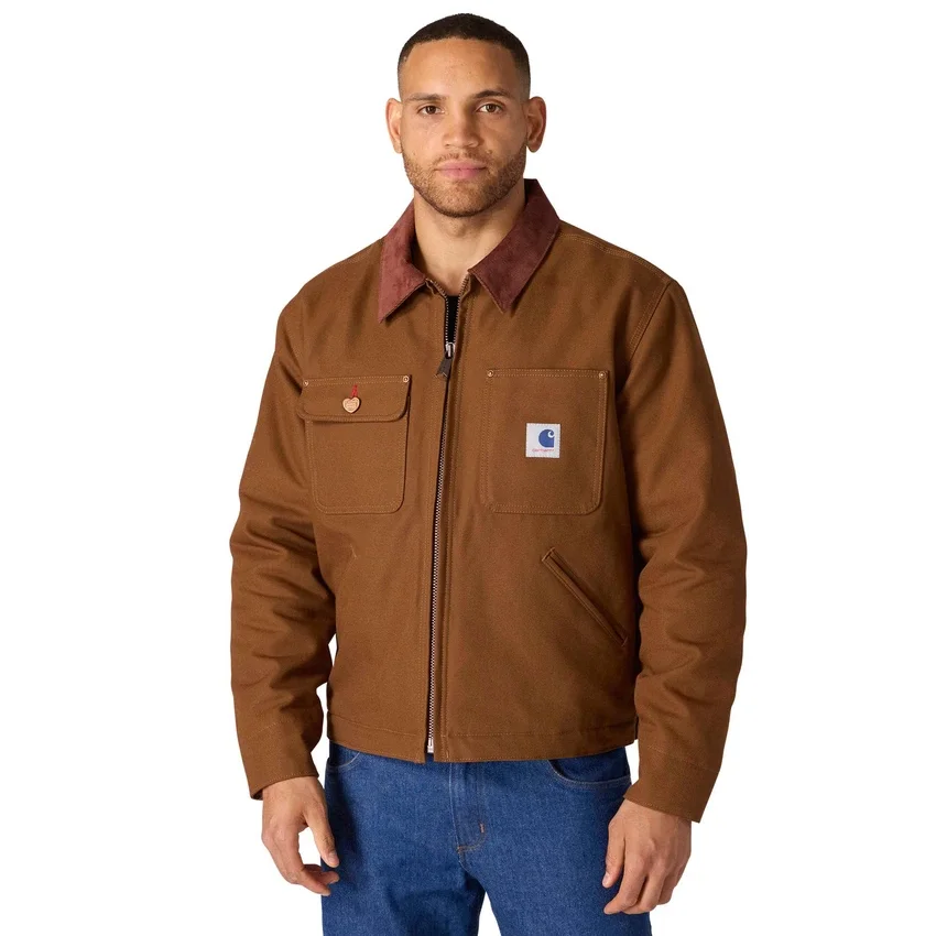 Chore Coat para hombre de la serie Crafted, de lona de pato con forro de sherpa