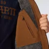 Chore Coat para hombre de la serie Crafted, de lona de pato con forro de sherpa