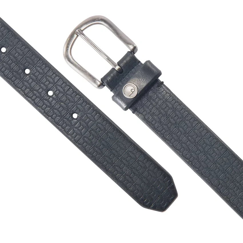 Cinturón de cuero de silla de montar con trenzado de mimbre para mujer