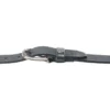 Cinturón de cuero de silla de montar con trenzado de mimbre para mujer