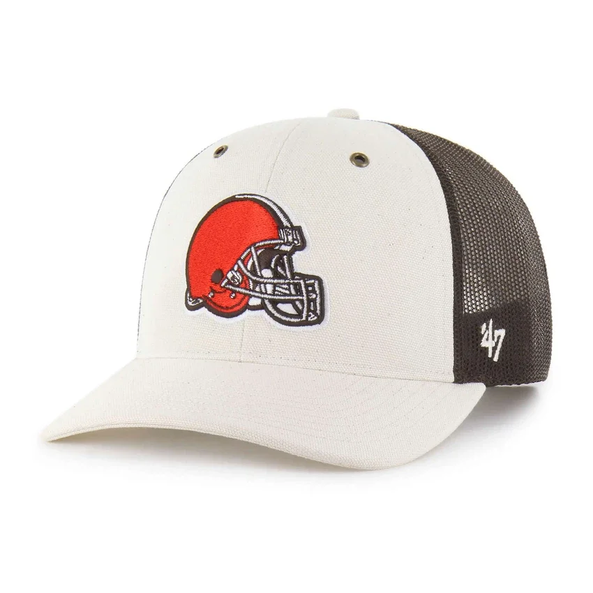 Cleveland Browns '47 Gorra Trucker sin teñir, corte holgado