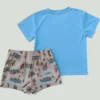 Conjunto de 2 piezas para niño: camisa de manguitos Sun Defender® Force® y pantalón corto de tejido (bebé)