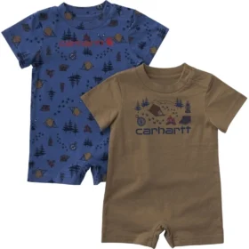 Conjunto de dos piezas de peleles con manguitos para acampada para niño (bebé)