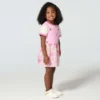 Conjunto de dos piezas para niñas: camiseta con manguitos y jersey estampado (niñas pequeñas)