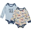 Conjunto de dos piezas para niño: body con manguitos (bebé)