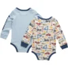 Conjunto de dos piezas para niño: body con manguitos (bebé)