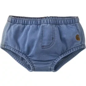 Cubrepañal de denim Rugged Flex™ con cintura elástica para niños (bebés)