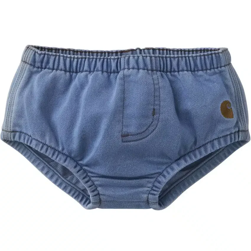 Cubrepañal de denim Rugged Flex™ con cintura elástica para niños (bebés)