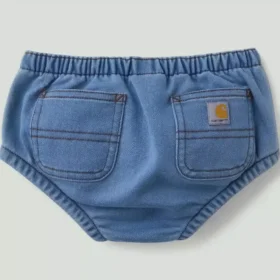 Cubrepañal de denim Rugged Flex™ con cintura elástica para niños (bebés)