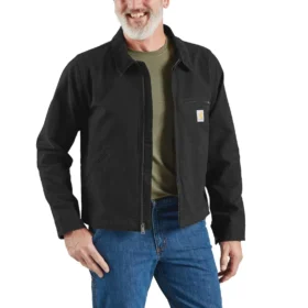 Detroit Jacket de lona de pato para hombre, rediseñada y de corte holgado