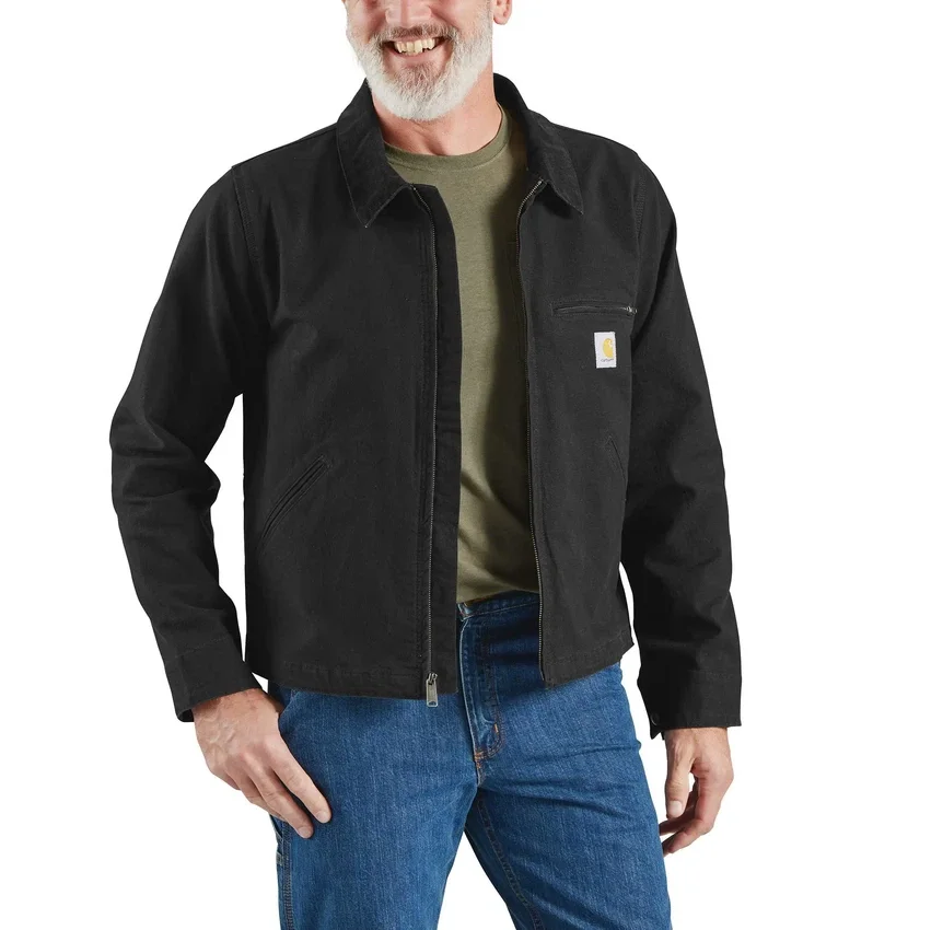 Detroit Jacket de lona de pato para hombre, rediseñada y de corte holgado