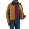 Detroit Jacket de lona de pato para hombre, rediseñada y de corte holgado