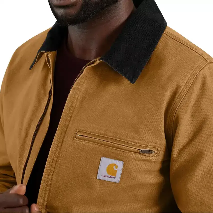 Detroit Jacket de lona de pato para hombre, rediseñada y de corte holgado