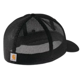 Gorra ajustada de lona con parte trasera de malla y logotipo gráfico «Rugged Flex™»