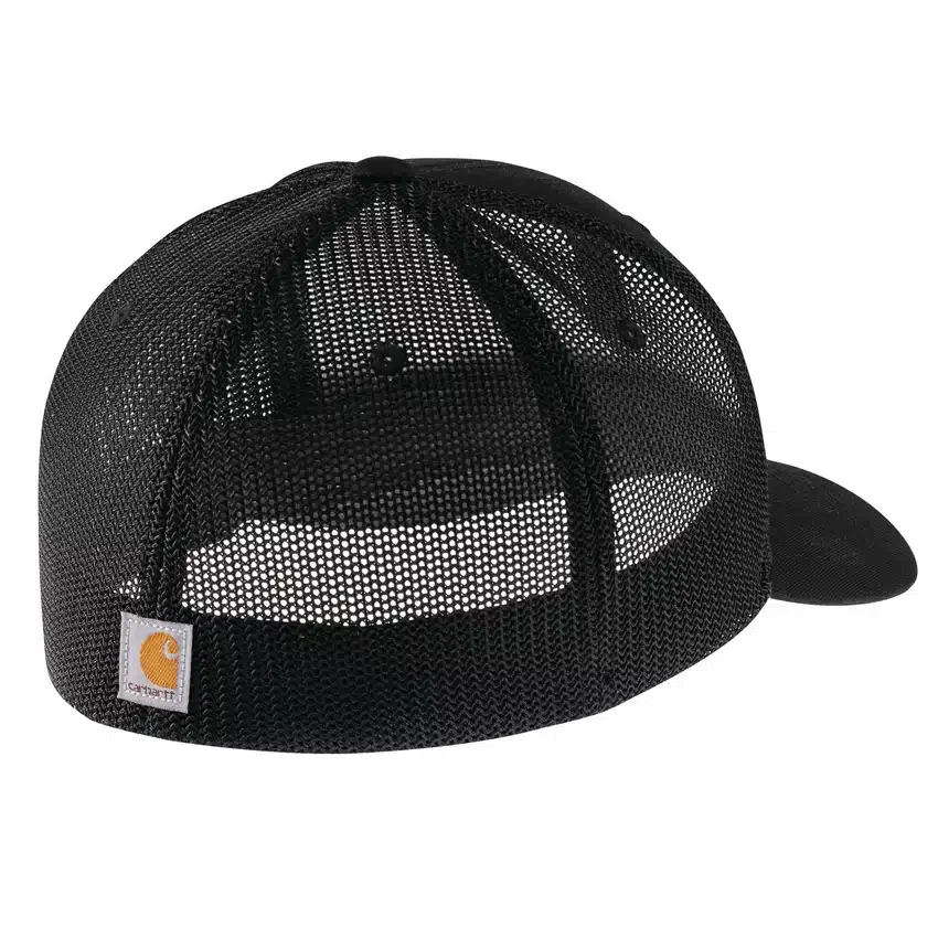 Gorra ajustada de lona con parte trasera de malla y logotipo gráfico «Rugged Flex™»