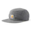 Gorra de béisbol de lona de cinco paneles