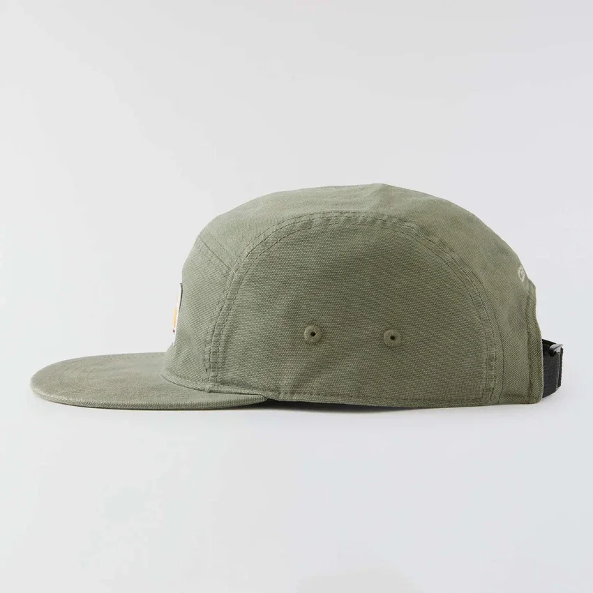 Gorra de béisbol de lona de cinco paneles