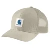 Gorra de camionero con logotipo en parche, de sarga Rugged Flex™ y parte trasera de malla
