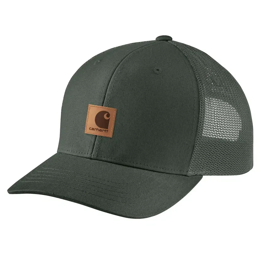 Gorra de camionero con parte trasera de malla de lona lavada