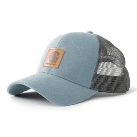 Gorra de camionero con parte trasera de malla de lona lavada