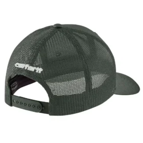 Gorra de camionero con parte trasera de malla de lona lavada