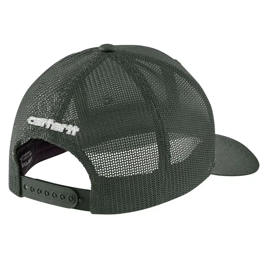 Gorra de camionero con parte trasera de malla de lona lavada