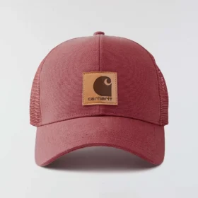 Gorra de camionero con parte trasera de malla de lona lavada