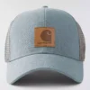 Gorra de camionero con parte trasera de malla de lona lavada