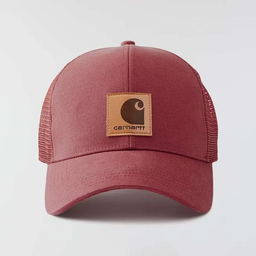 Gorra de camionero con parte trasera de malla de lona lavada
