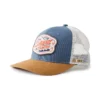 Gorra de camionero con parte trasera de malla de lona y estampado rural