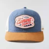 Gorra de camionero con parte trasera de malla de lona y estampado rural