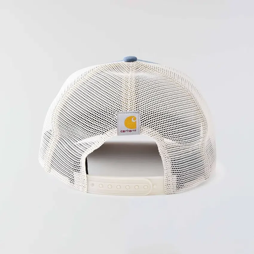 Gorra de camionero con parte trasera de malla de lona y estampado rural