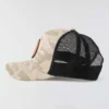Gorra de camionero de camuflaje con parte trasera de malla ripstop