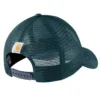 Gorra de camionero de lona con parte trasera de malla y logotipo