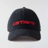 Gorra de camionero de lona con parte trasera de malla y logotipo