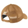 Gorra de camionero de lona con parte trasera de malla y logotipo