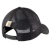 Gorra de camionero de lona con parte trasera de malla y logotipo