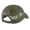 Gorra de camionero de lona con parte trasera de malla y logotipo