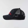 Gorra de camionero de lona con parte trasera de malla y logotipo