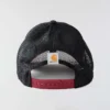 Gorra de camionero de lona con parte trasera de malla y logotipo