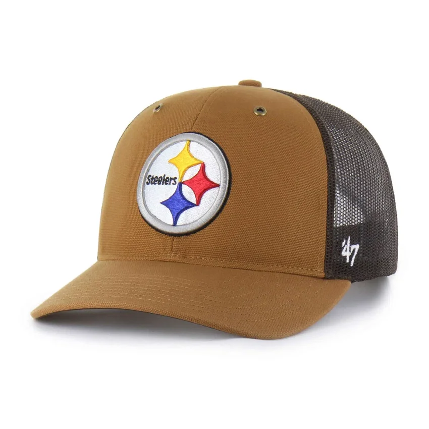 Gorra Trucker '47 de los Pittsburgh Steelers, corte holgado