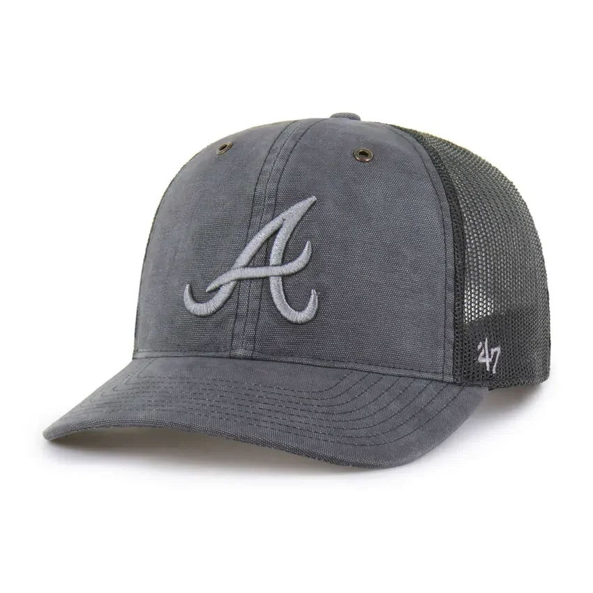 Gorra Trucker '47 teñida de los Atlanta Braves, corte holgado