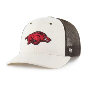 Gorra «Trucker» sin teñir de los Arkansas Razorbacks '47