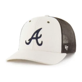 Gorra «Trucker» sin teñir de los Atlanta Braves, modelo '47